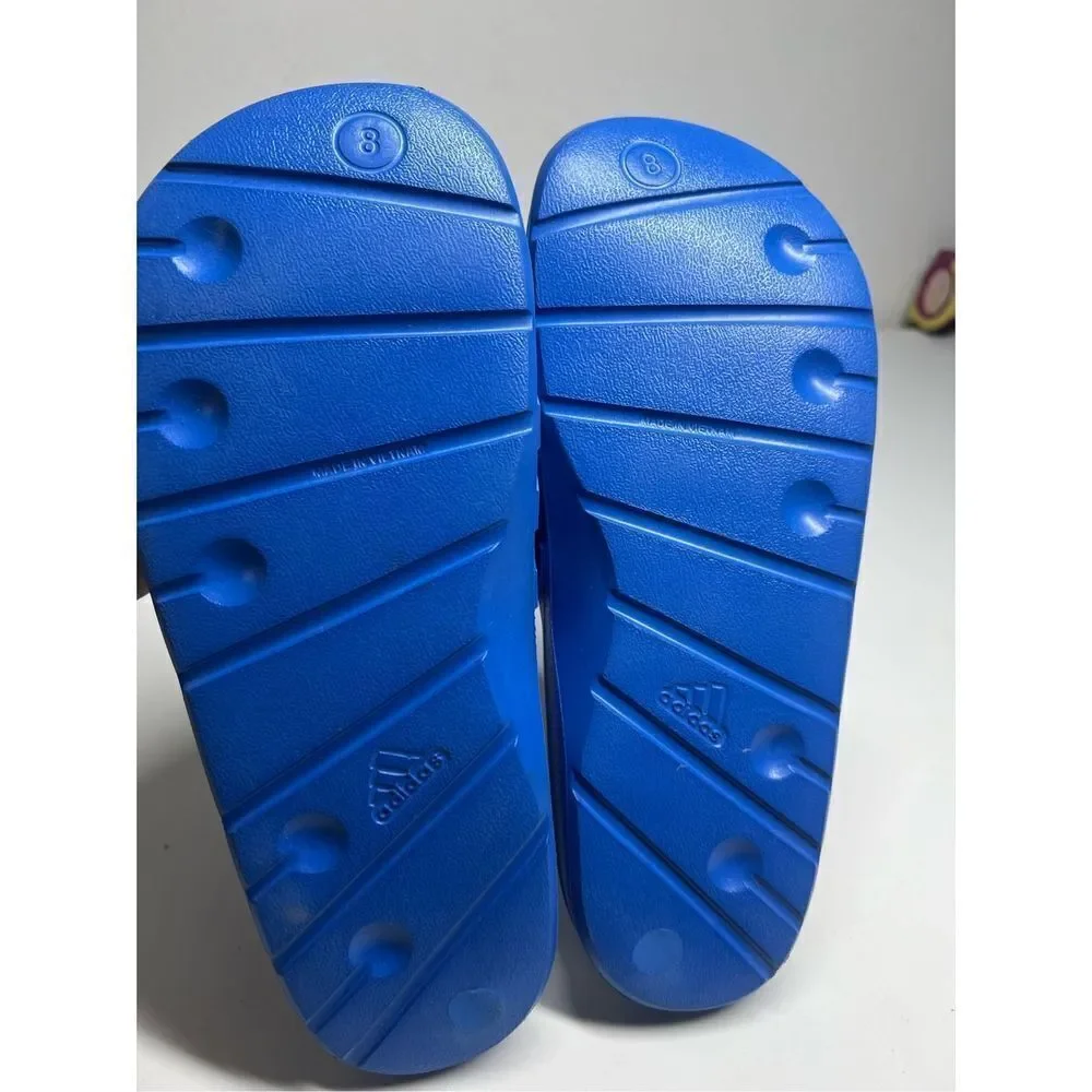ADIDAS ADILETTE AQUA SPORT SLIDES NWOT Size 8
